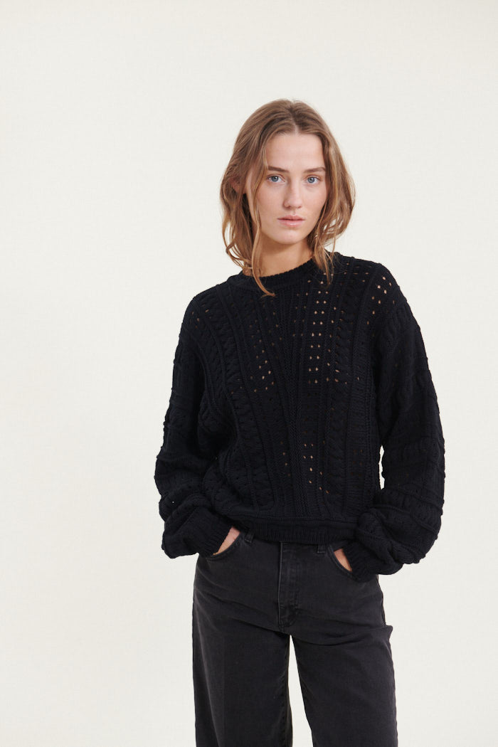 Basic Apparel Winie Biaz Sweater Sweaters 001 Black